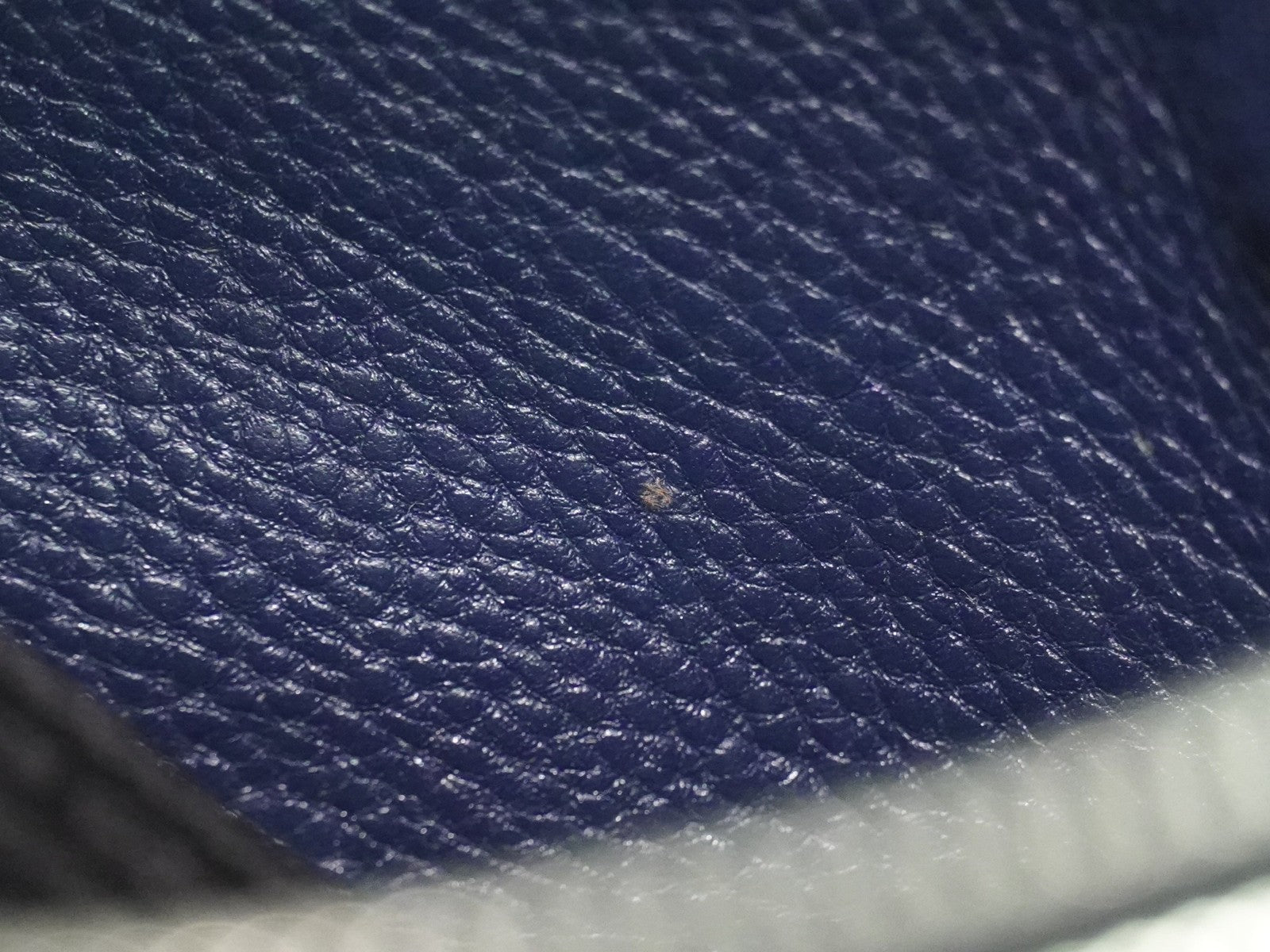 Prada Double Zip Crossbody Bag Vitello Daino, NAVY, LEATHER, Shoulder bag