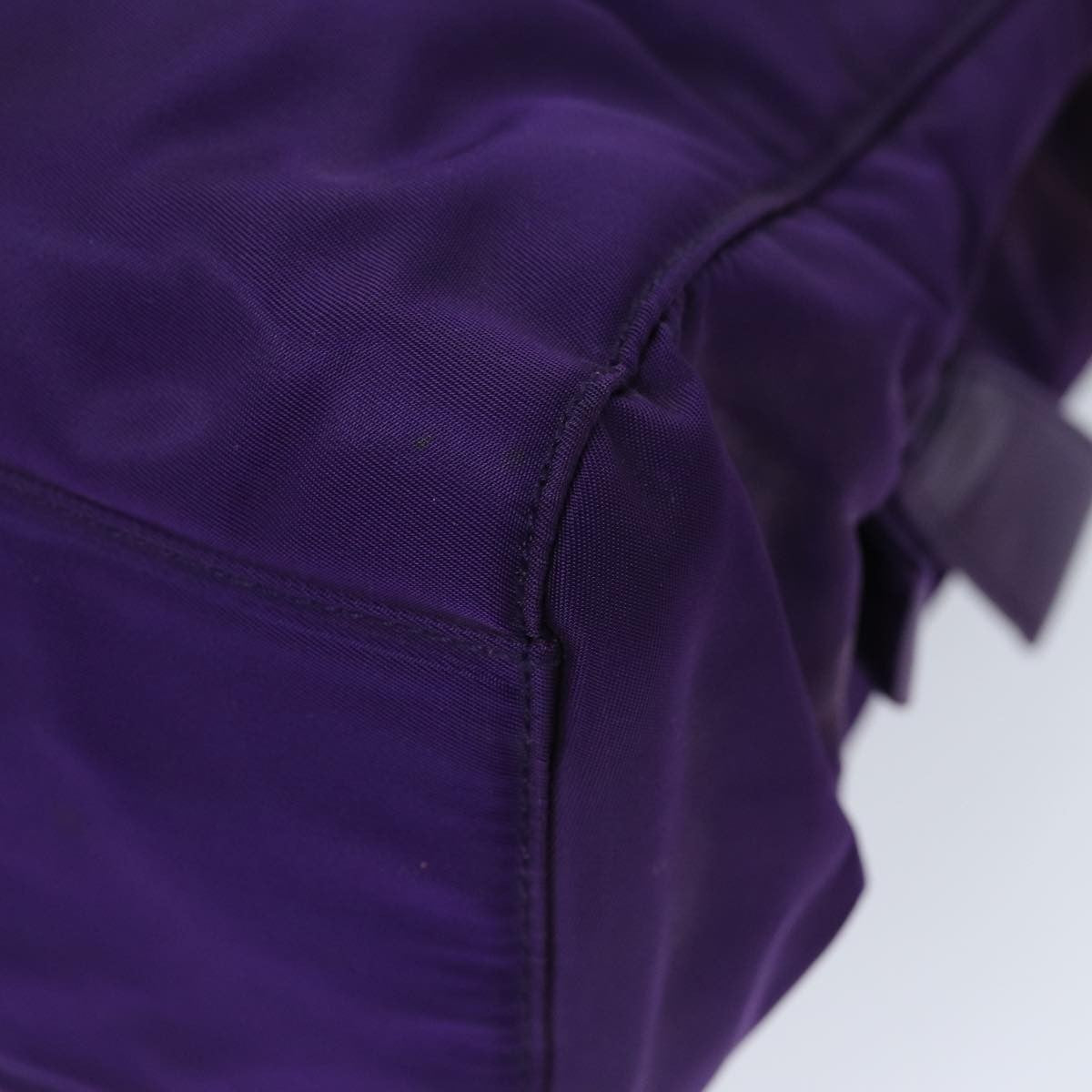 Prada Convertible Chain Tote Quilted Tessuto, PURPLE, NYLON, Shoulder bag