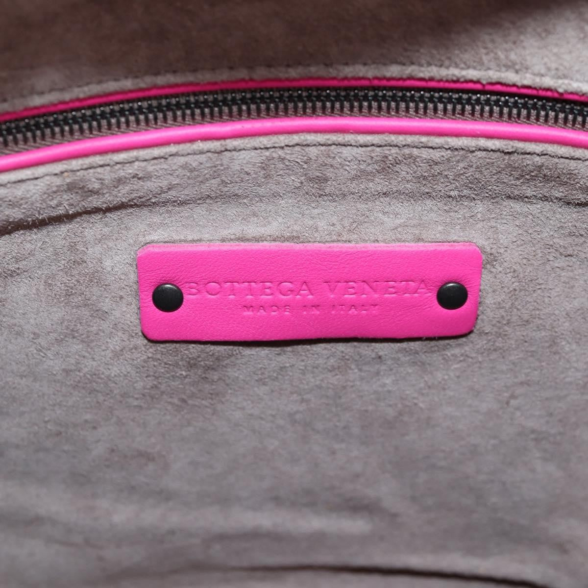 Bottega Veneta Veneta Hobo Intrecciato Nappa, PINK, LEATHER, Handbag