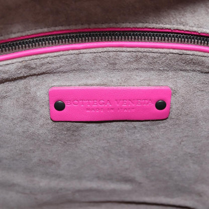 Bottega Veneta Veneta Hobo Intrecciato Nappa, PINK, LEATHER, Handbag