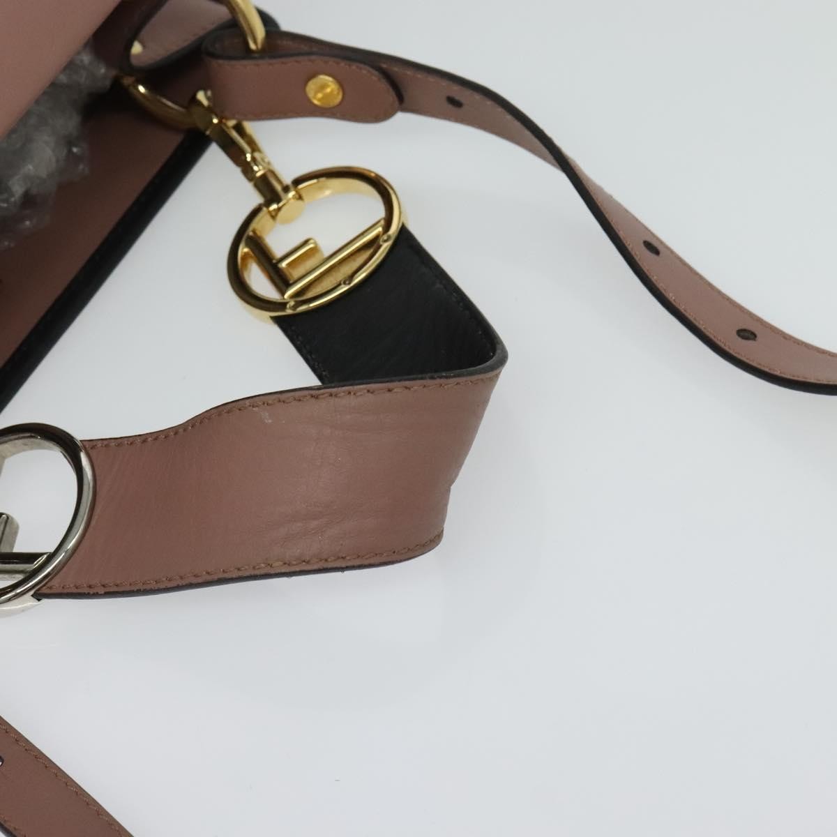 Fendi Runaway Bag Leather, PINK, LEATHER, Handbag