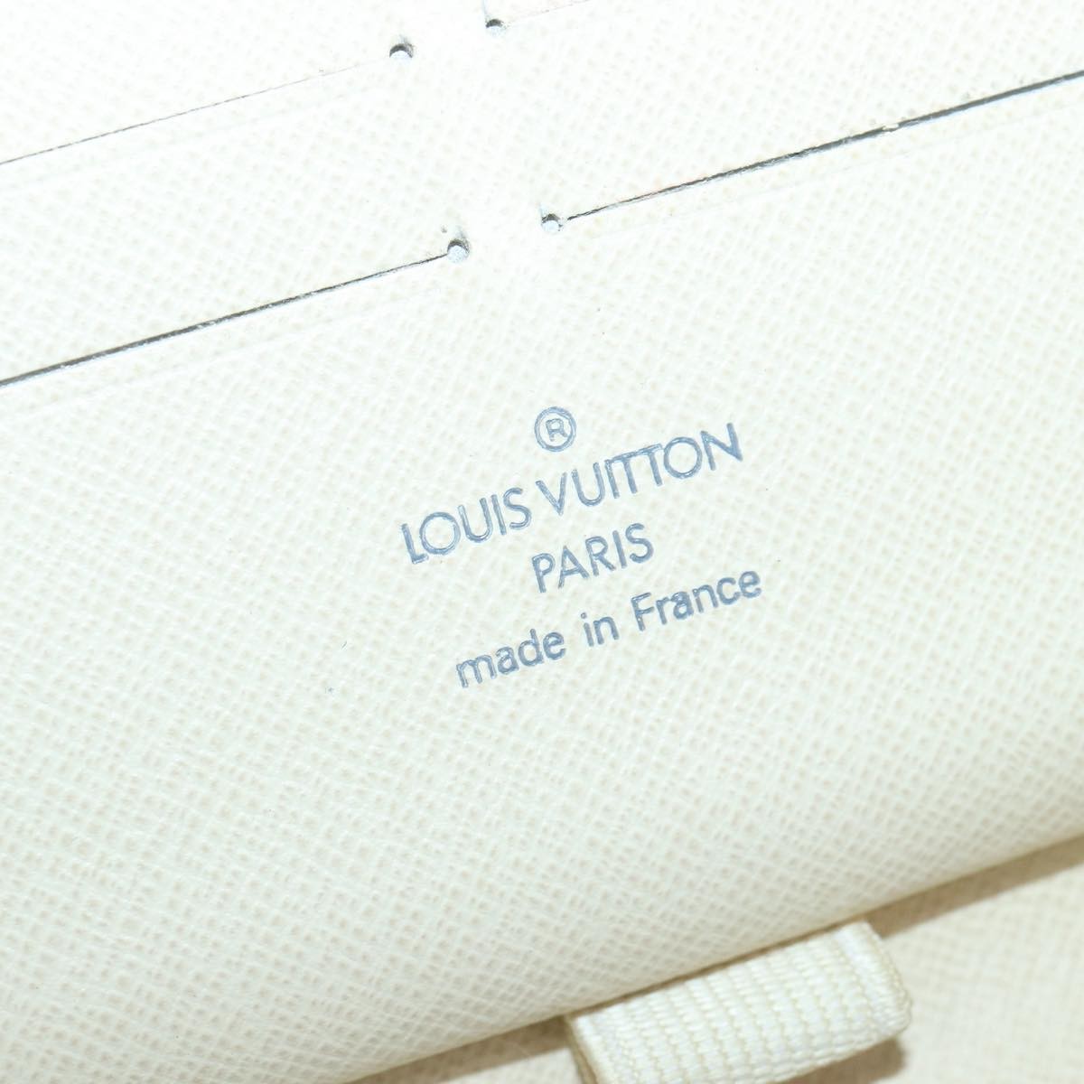 Louis Vuitton Zippy Organizer Damier, WHITE, CANVAS, Wallets