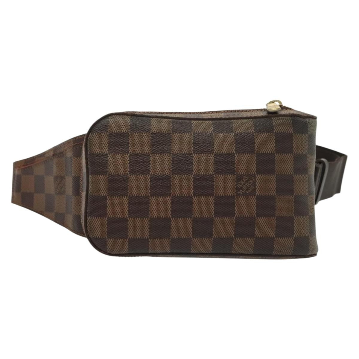 Louis Vuitton Geronimos Waist Bag Damier, BROWN, CANVAS, Shoulder bag