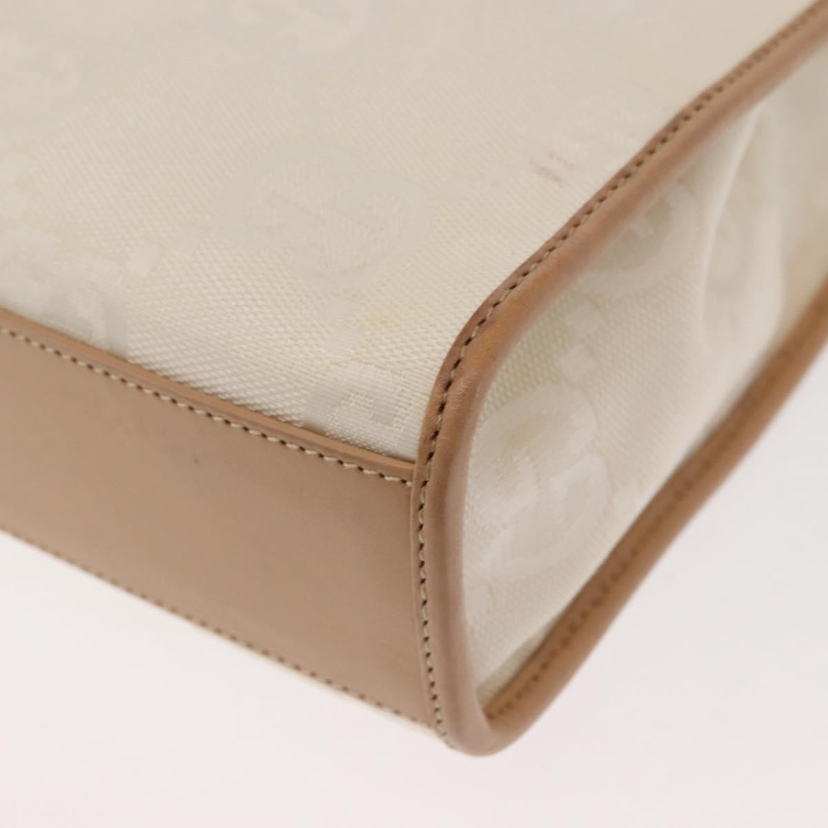 Gucci Vintage Jackie Handbag Canvas, BEIGE, CANVAS, Handbag