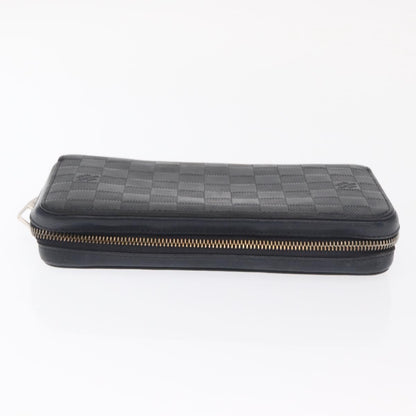 Louis Vuitton Zippy XL Damier Leather, BLACK, LEATHER, Wallets