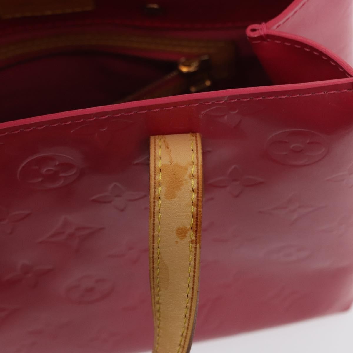 Louis Vuitton Reade Handbag Monogram Vernis, PINK, PATENT_LEATHER, Handbag