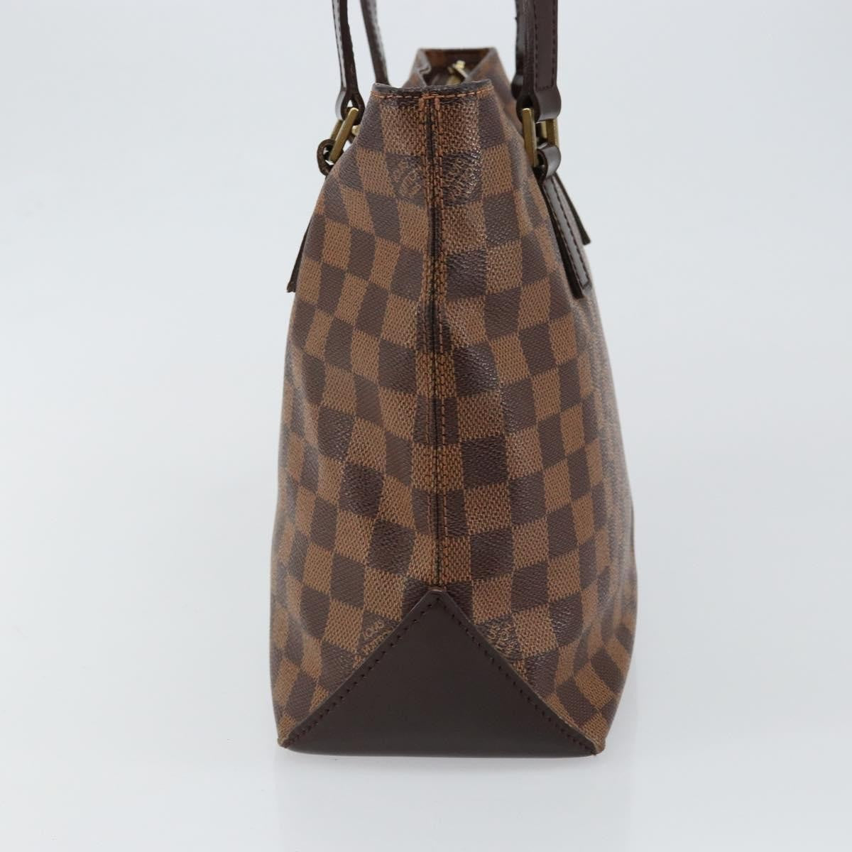 Louis Vuitton Cabas Piano Damier, BROWN, CANVAS, Tote bag