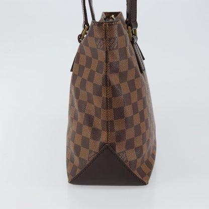 Louis Vuitton Cabas Piano Damier, BROWN, CANVAS, Tote bag