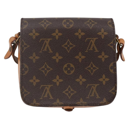 Louis Vuitton Cartouchiere Handbag Monogram Canvas, BROWN, CANVAS, Shoulder bag