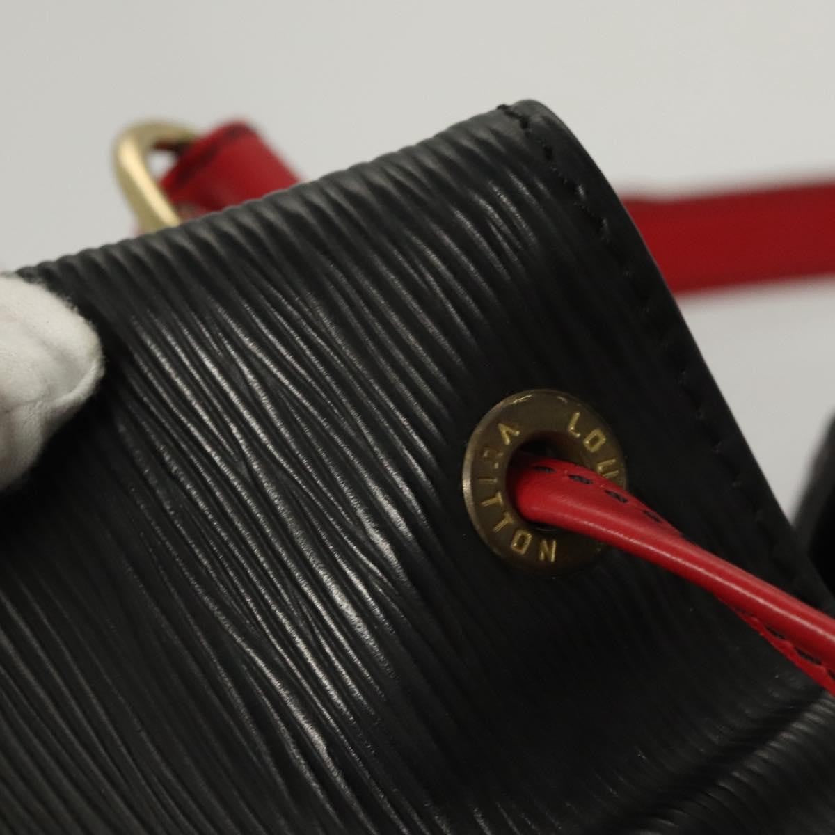 Louis Vuitton Bicolor Noe Handbag Epi Leather, Black, Leather, Shoulder Bag