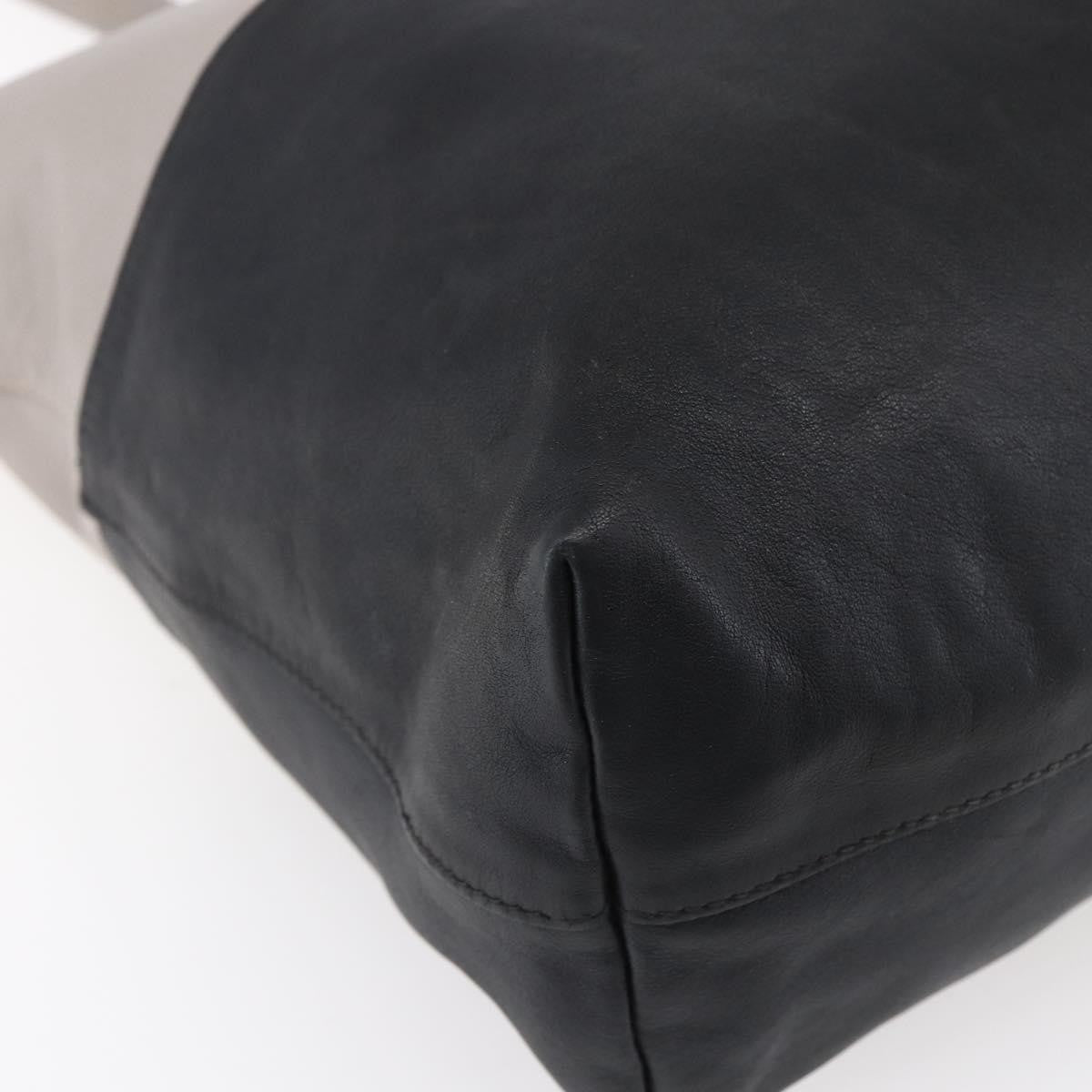 Miu Miu Vintage Tote bag Leather, BLACK, LEATHER, Tote bag