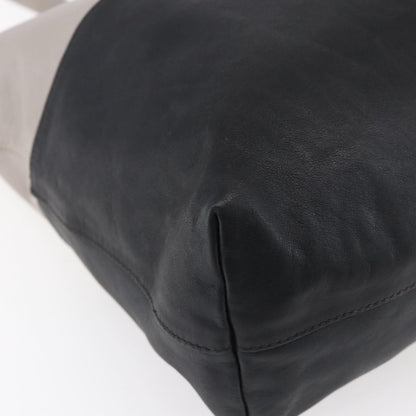 Miu Miu Vintage Tote bag Leather, BLACK, LEATHER, Tote bag