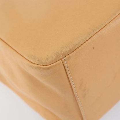 Loewe Anagram handbag Leather, BEIGE, LEATHER, Handbag