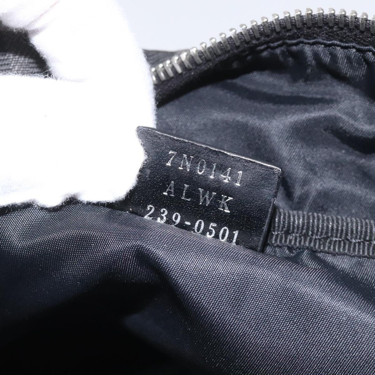 Fendi Toiletry Pouch Zucca Canvas, BLACK, CANVAS, Clutche & pouche