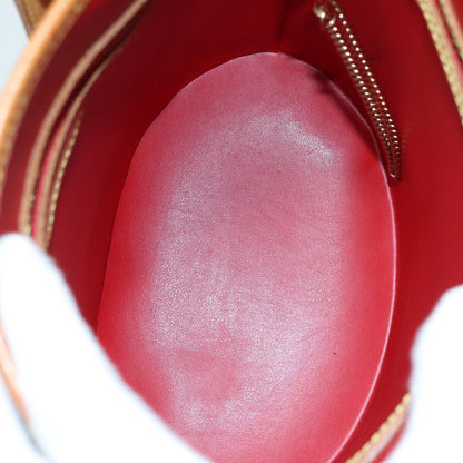 Louis Vuitton Bucket Bag Monogram Vernis, RED, PATENT_LEATHER, Handbag