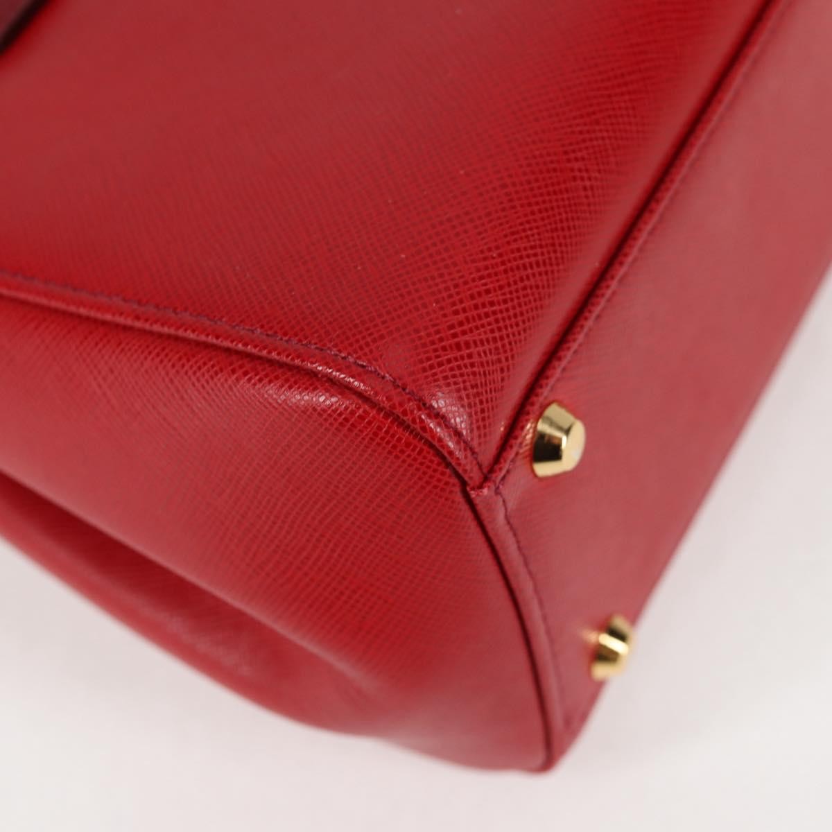 Burberry Vintage Handbag Leather, RED, LEATHER, Handbag