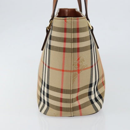 Burberry Nova Check Tote canvas check pattern, BEIGE, CANVAS, Tote bag