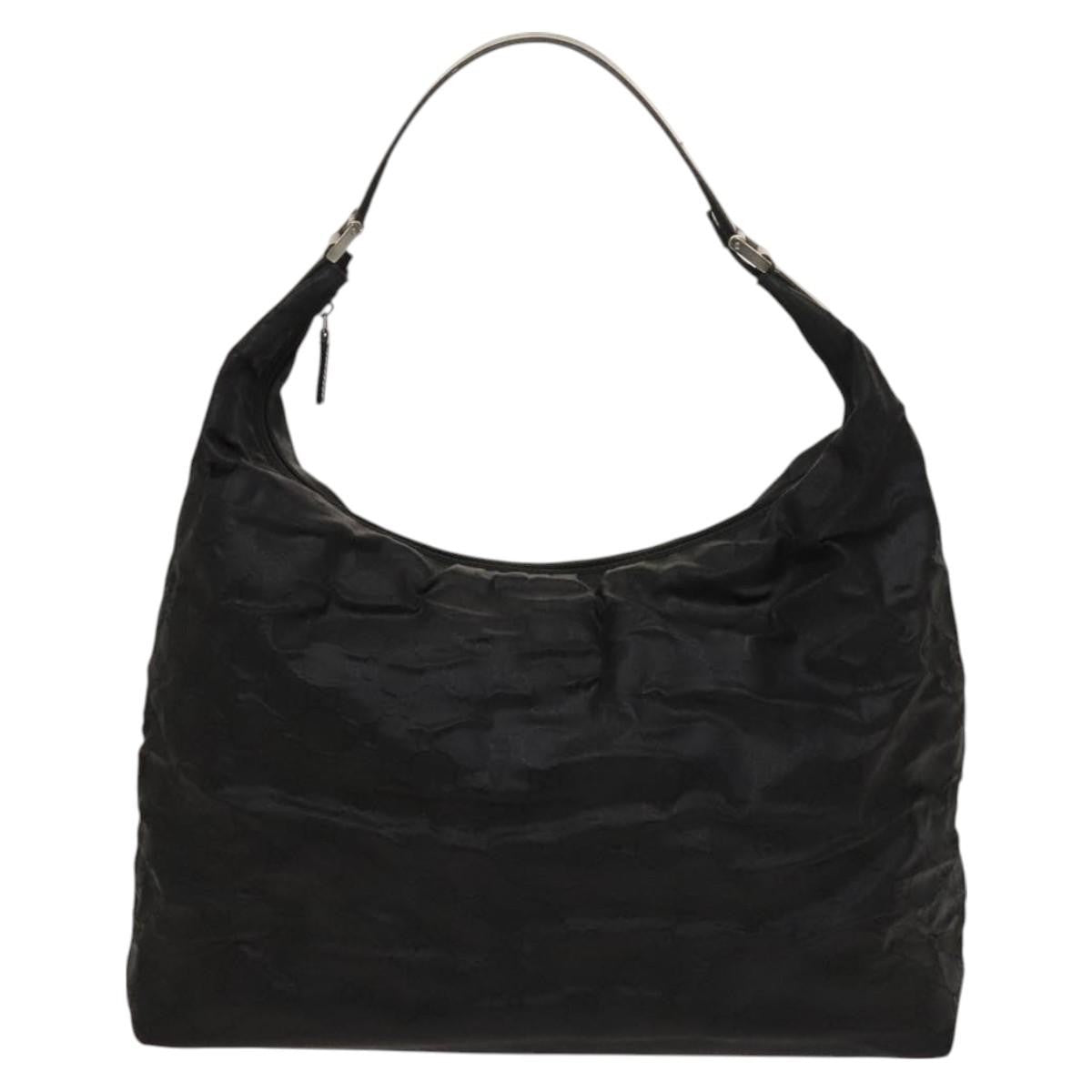 Gucci Zip Hobo Nylon, BLACK, NYLON, Shoulder bag