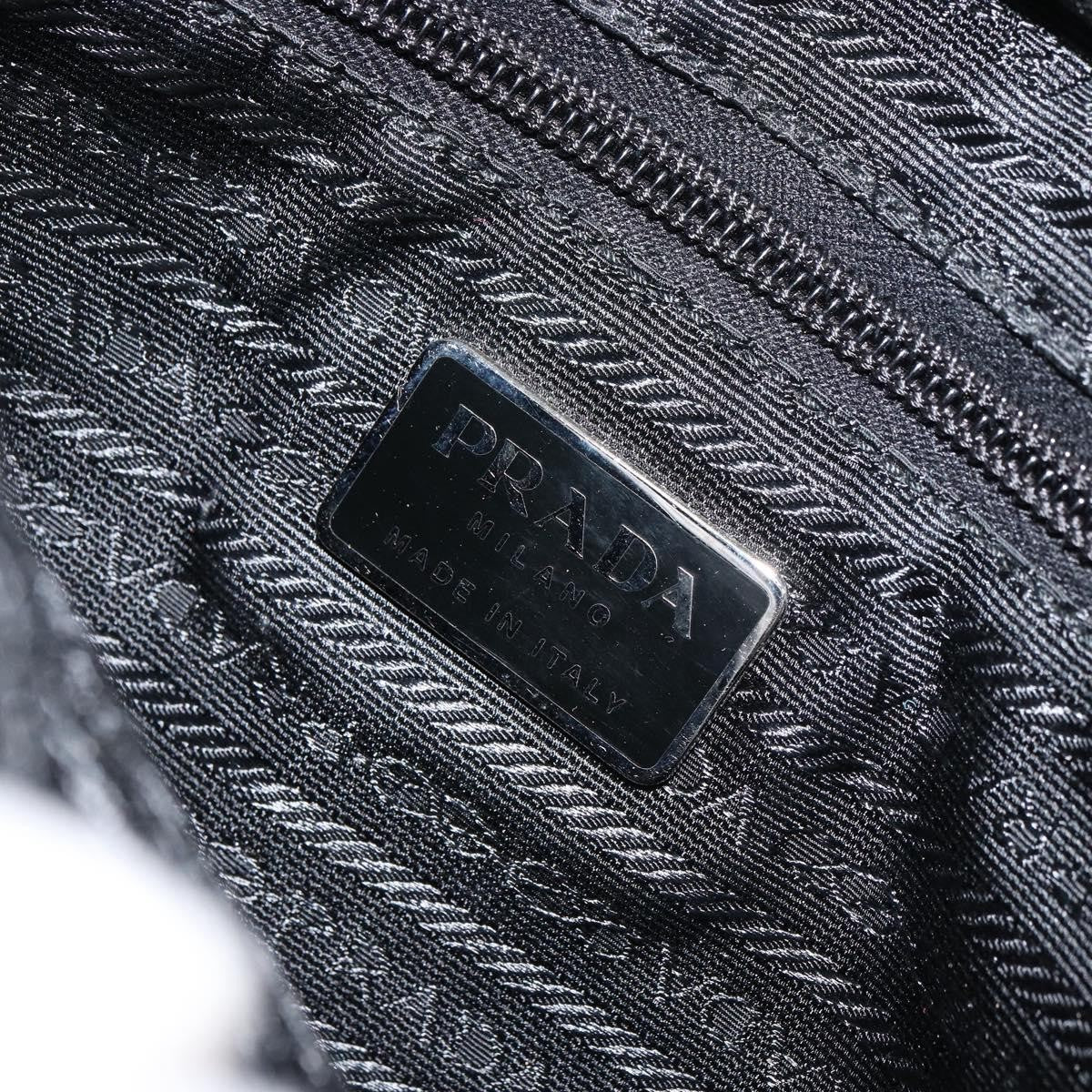 Prada Vintage Tote Nylon, BLACK, NYLON, Tote bag