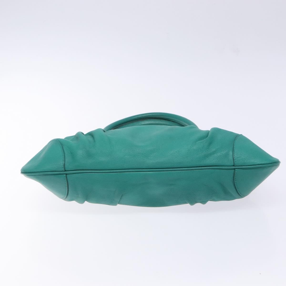 Salvatore Ferragamo Marisa Satchel Leather, GREEN, LEATHER, Handbag