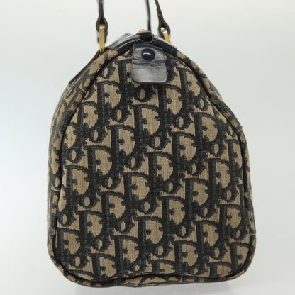 Christian Dior Vintage Trotter Boston Bag Diorissimo Canvas, NAVY, CANVAS, Travel bag