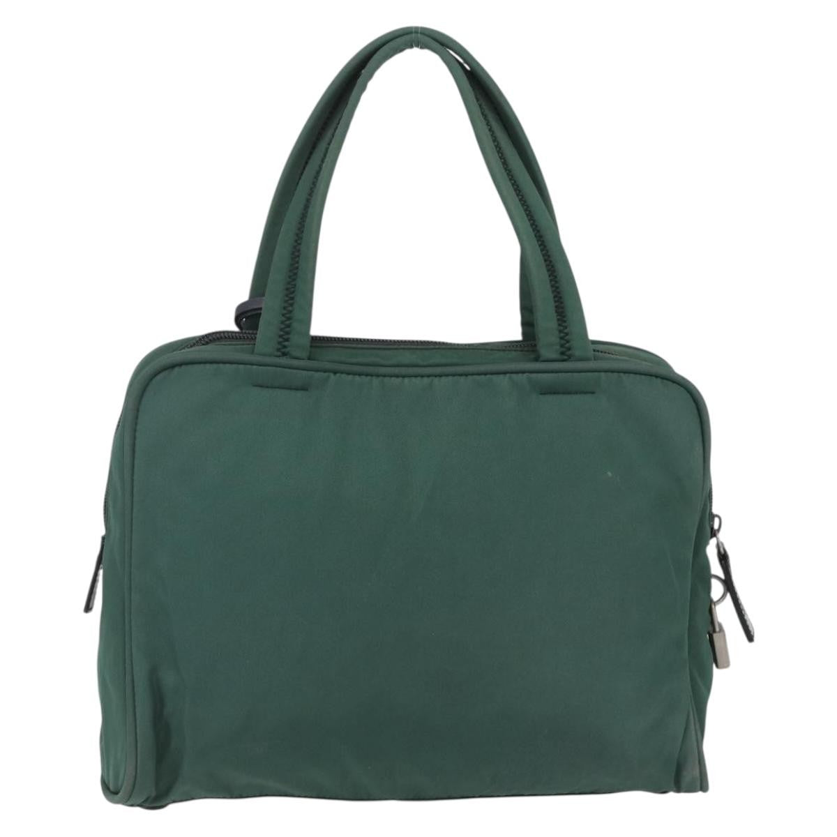 Prada Vintage Handbag Tessuto, GREEN, NYLON, Handbag