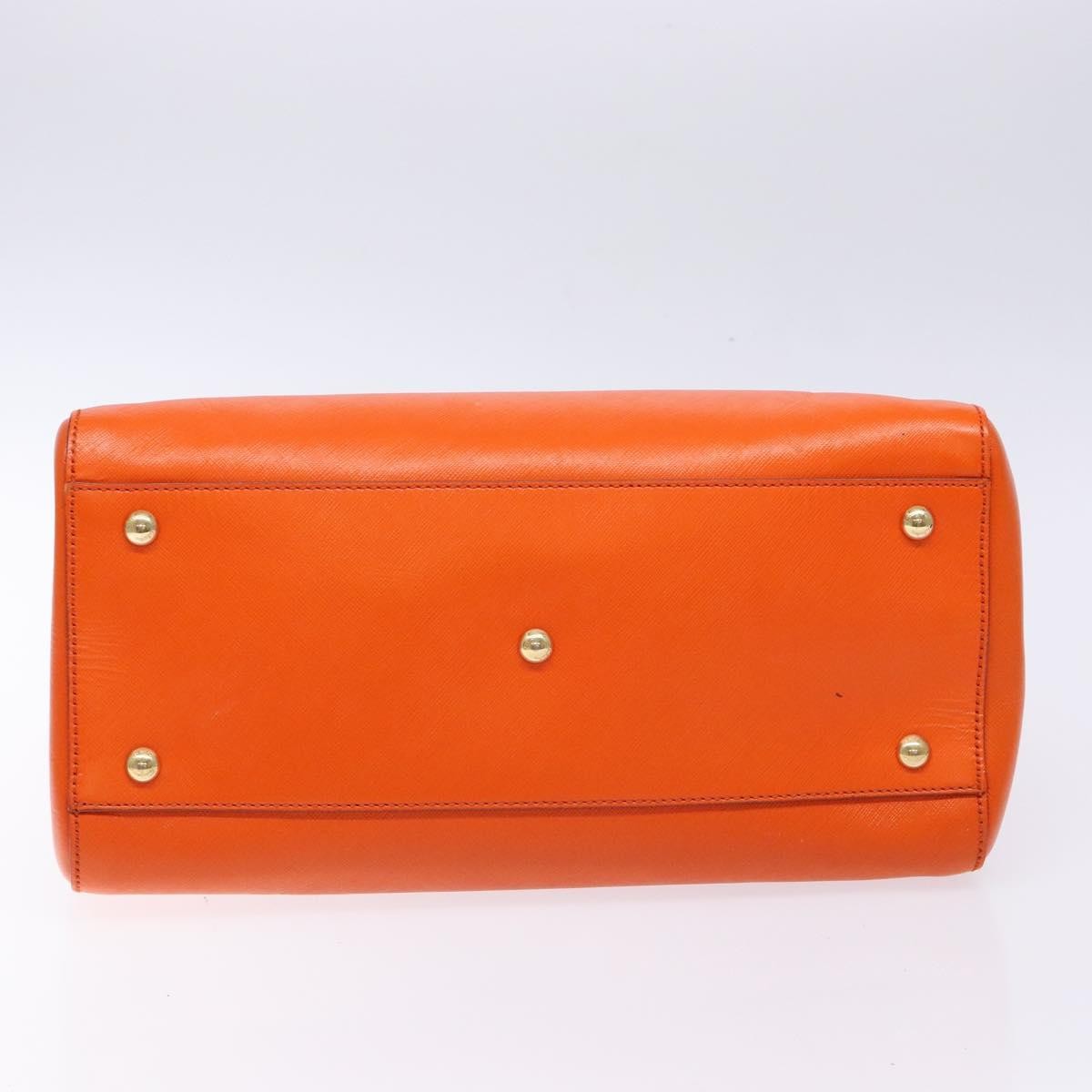 Salvatore Ferragamo Batik Tote Leather, ORANGE, LEATHER, Tote bag