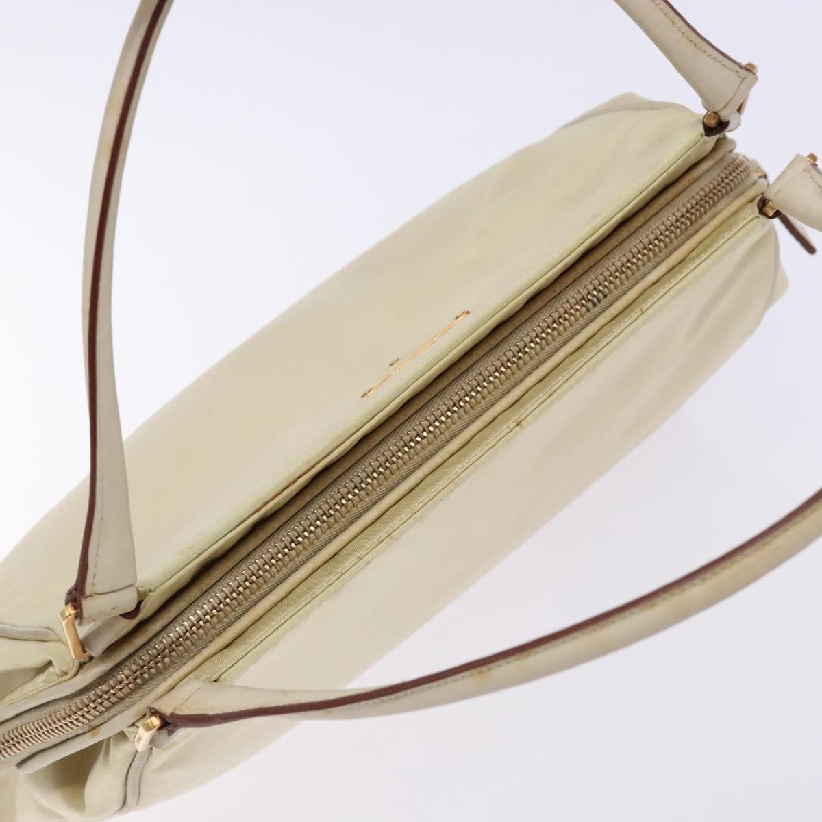 Prada Vintage Handbag Tessuto, BEIGE, NYLON, Handbag