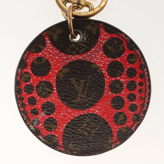 Louis Vuitton Pumpkin Bag Charm and Key Holder Yayoi Kusama Pumpkins Leather, BROWN, CANVAS, Charms and Keychains