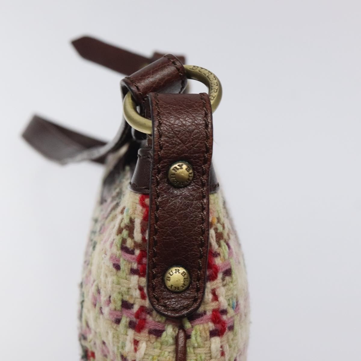 Burberry Vintage Shoulder Bag Wool, BEIGE, WOOL, Shoulder bag