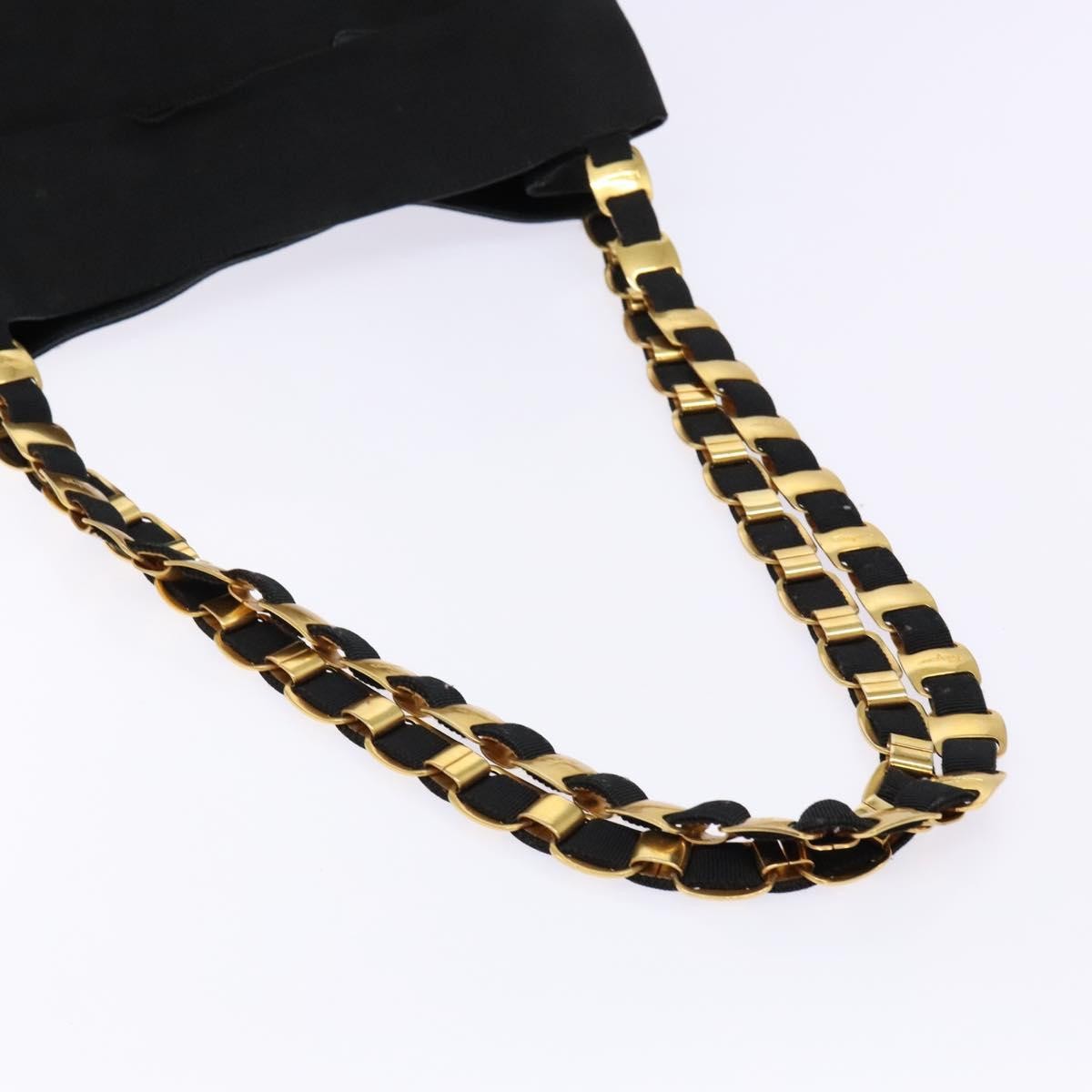 Salvatore Ferragamo Vala Shoulder Bag Canvas, BLACK, CANVAS, Shoulder bag