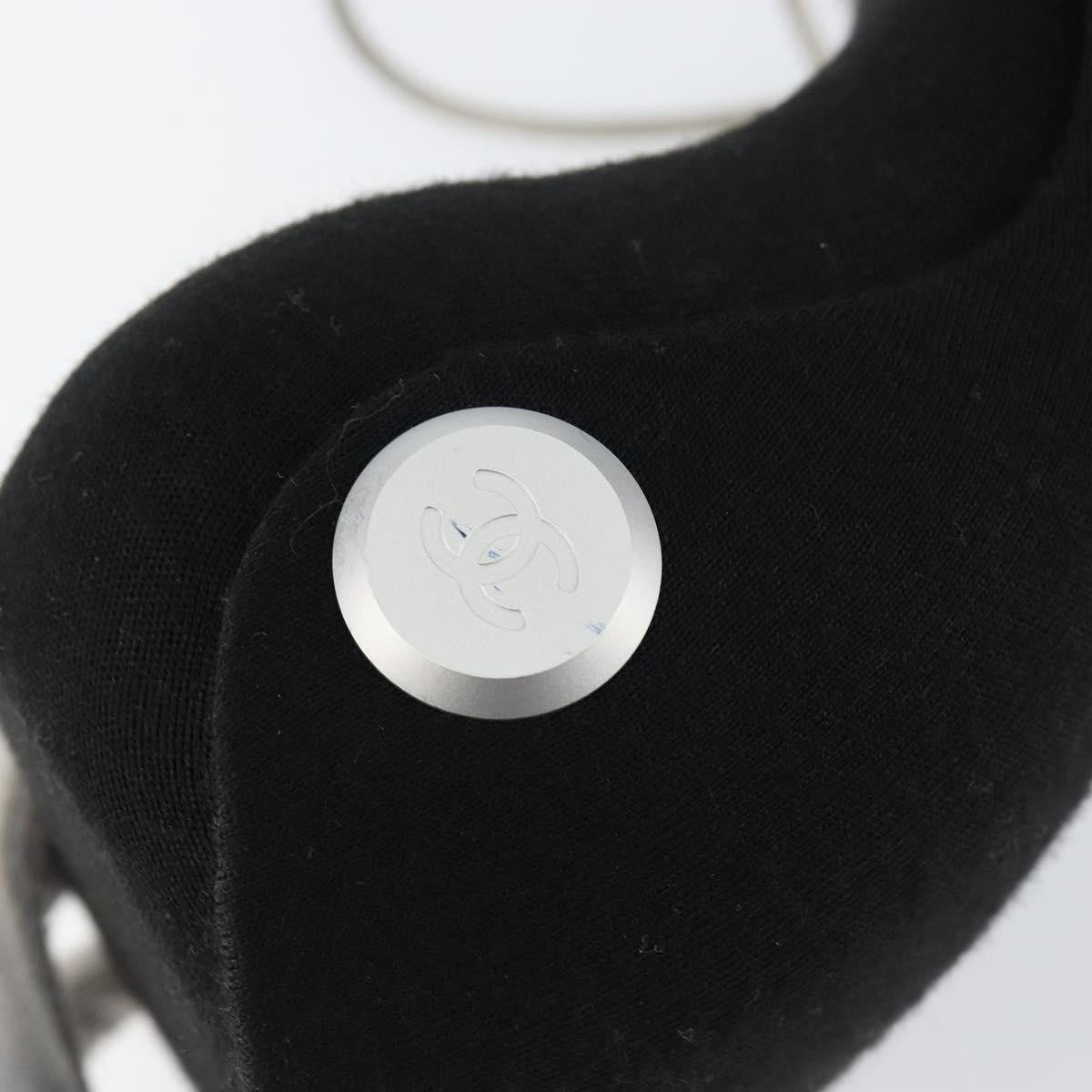 Chanel Millennium Shoulder Bag Jersey, BLACK, COTTON, Shoulder bag