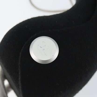 Chanel Millennium Shoulder Bag Jersey, BLACK, COTTON, Shoulder bag