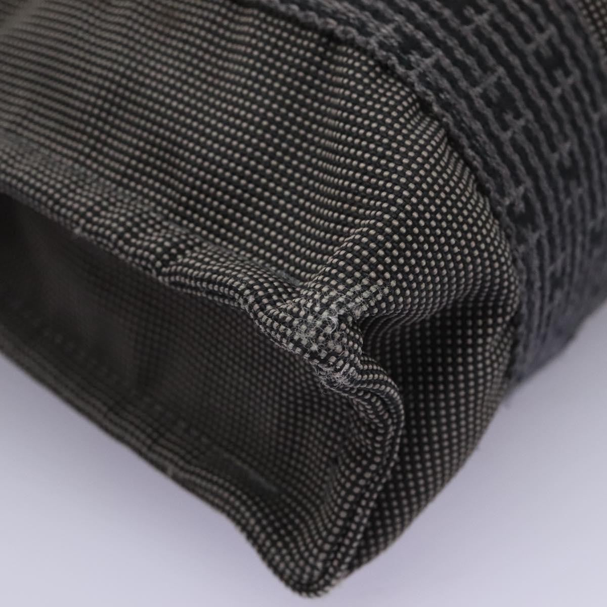 Hermes Herline Backpack Canvas, GRAY, CANVAS, Backpack