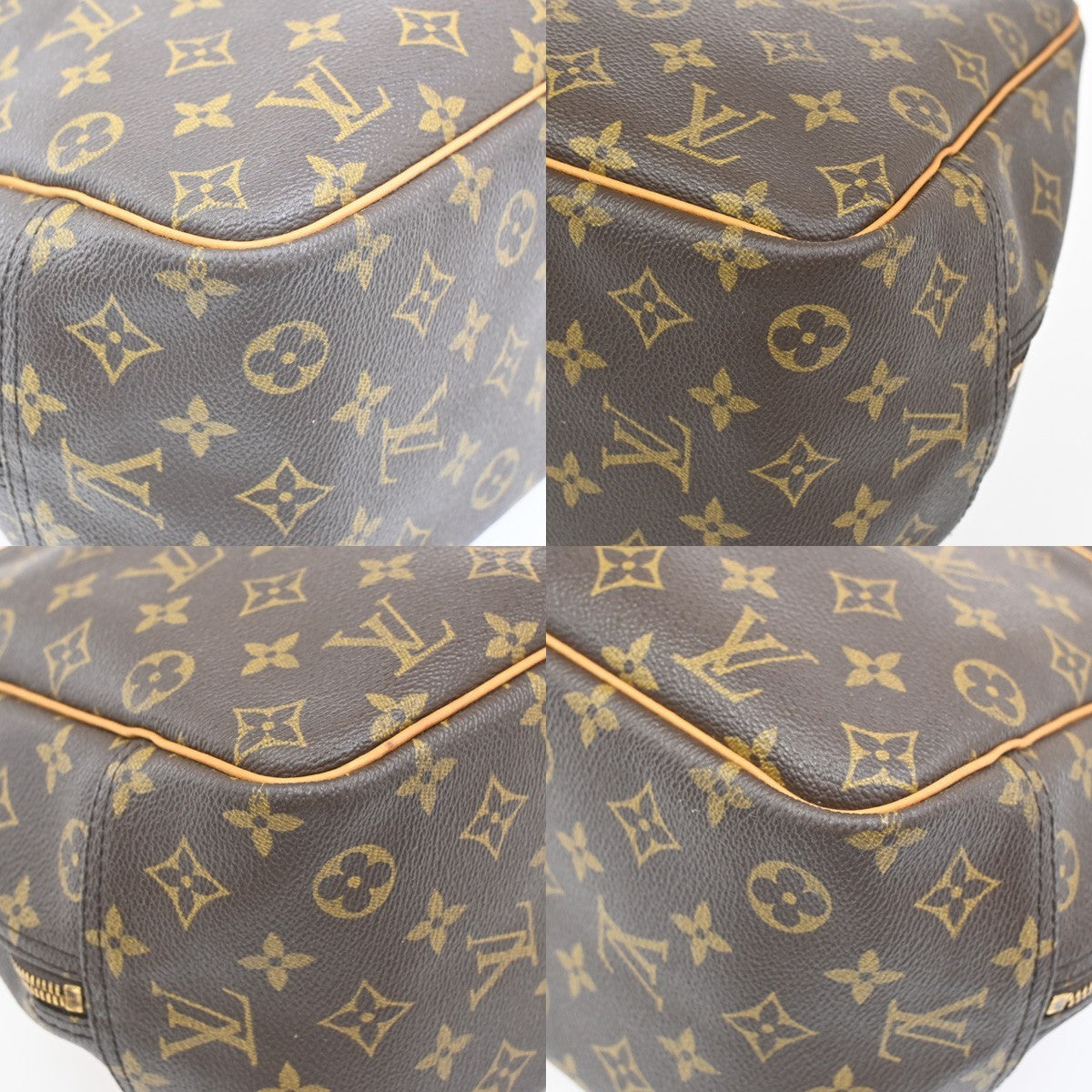 Louis Vuitton Deauville Handbag Monogram Canvas, BROWN, CANVAS, Handbag