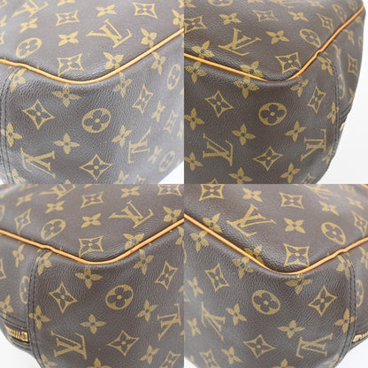 Louis Vuitton Deauville Handbag Monogram Canvas, BROWN, CANVAS, Handbag