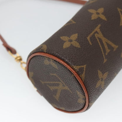 Louis Vuitton Papillon Pochette Monogram Canvas, BROWN, CANVAS, Clutche & pouche