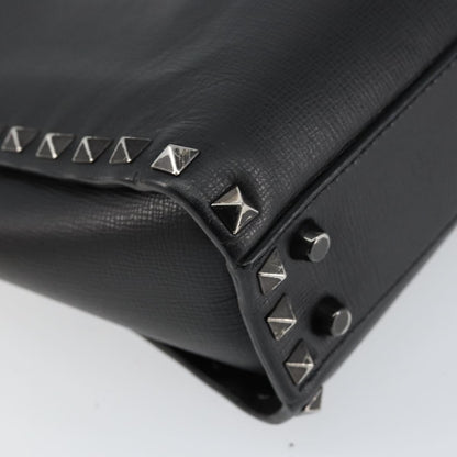 Valentino Garavani Rockstud Tote Rigid Leather, BLACK, LEATHER, Handbag