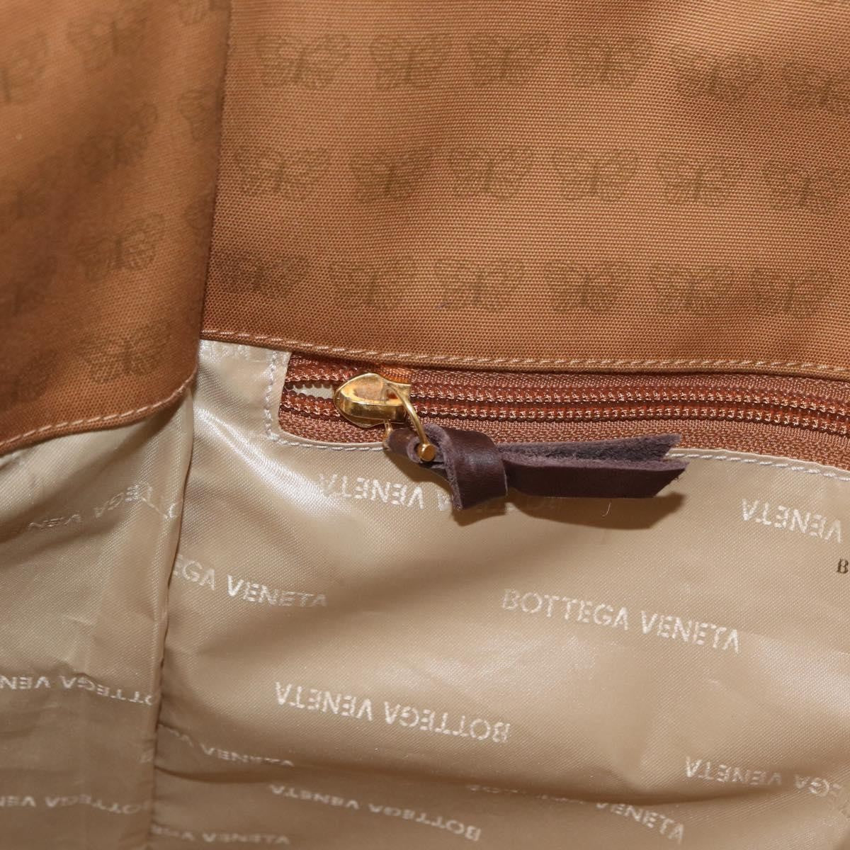 Bottega Veneta Vintage Tote Bag Canvas, BROWN, CANVAS, Tote bag