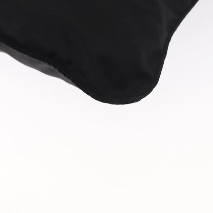 Prada Zip Messenger Bag Tessuto, BLACK, NYLON, Shoulder bag