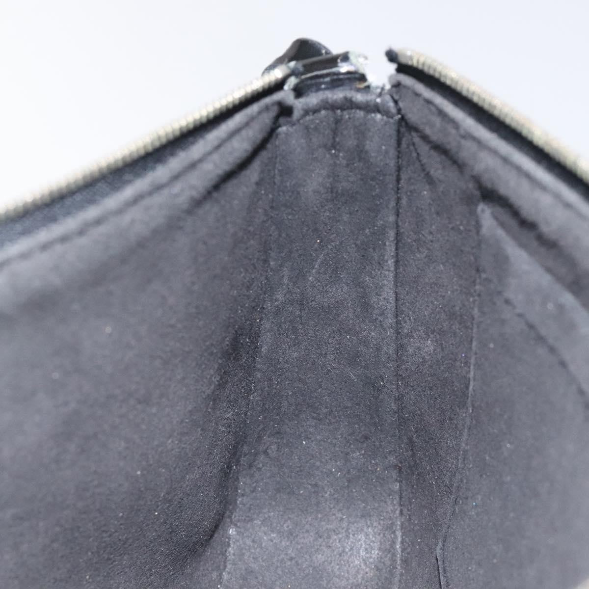 Louis Vuitton Pochette Accessoires NM Electric Epi Leather, BLACK, LEATHER, Clutche & pouche