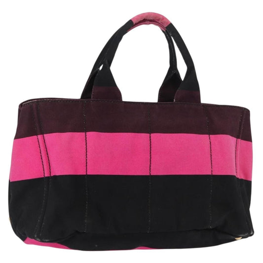 Prada Canapa Tote Canvas, PINK, CANVAS, Tote bag