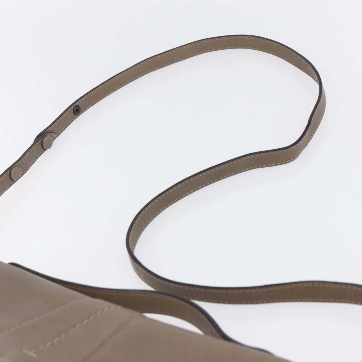 Bally Vintage Shoulder Bag Leather, BEIGE, LEATHER, Shoulder bag