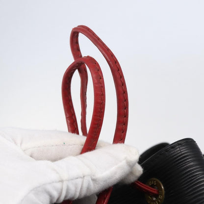 Louis Vuitton Bicolor Noe Handbag Epi Leather, BLACK, LEATHER, Handbag