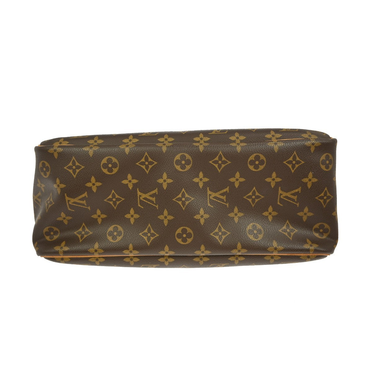 Louis Vuitton Deauville Handbag Monogram Canvas, BROWN, CANVAS, Handbag