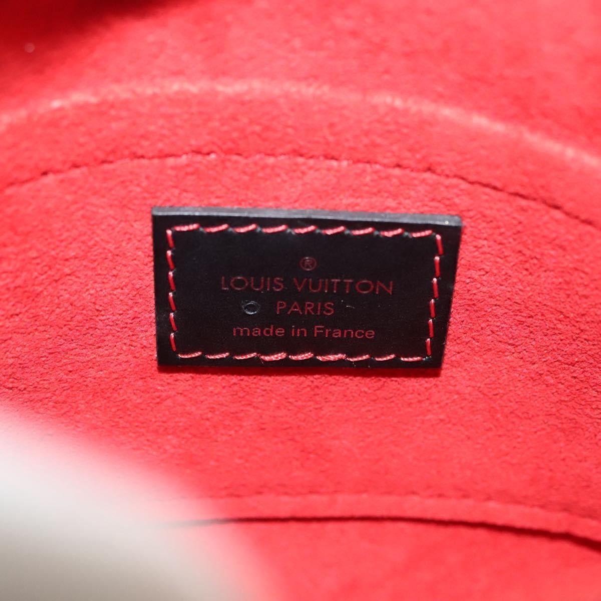 Louis Vuitton Suhari Lockit HandBag Leather, BLACK, LEATHER, Handbag