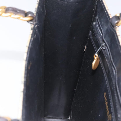 Chanel Chocolate bar tote Leather, BEIGE, LEATHER, Tote bag