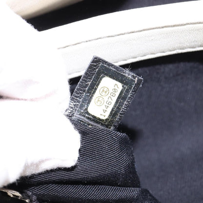 Chanel Just Mademoiselle Bag Woven Stitch Patent, BEIGE, PATENT_LEATHER, Handbag