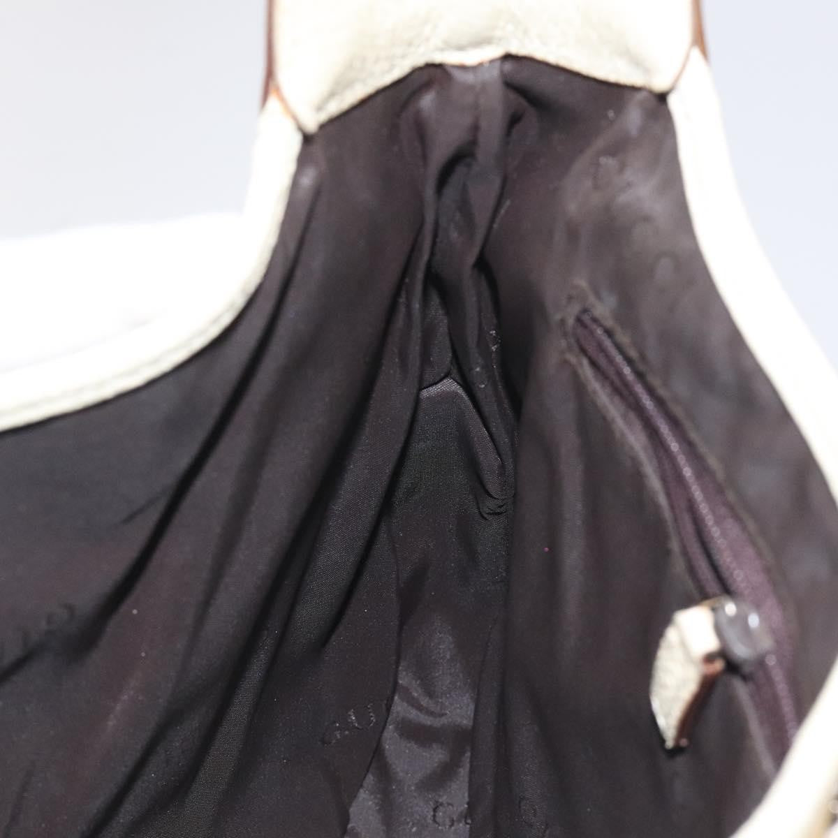 Gucci Vintage Jackie O Hobo Canvas and leather, BEIGE, CANVAS, Shoulder bag