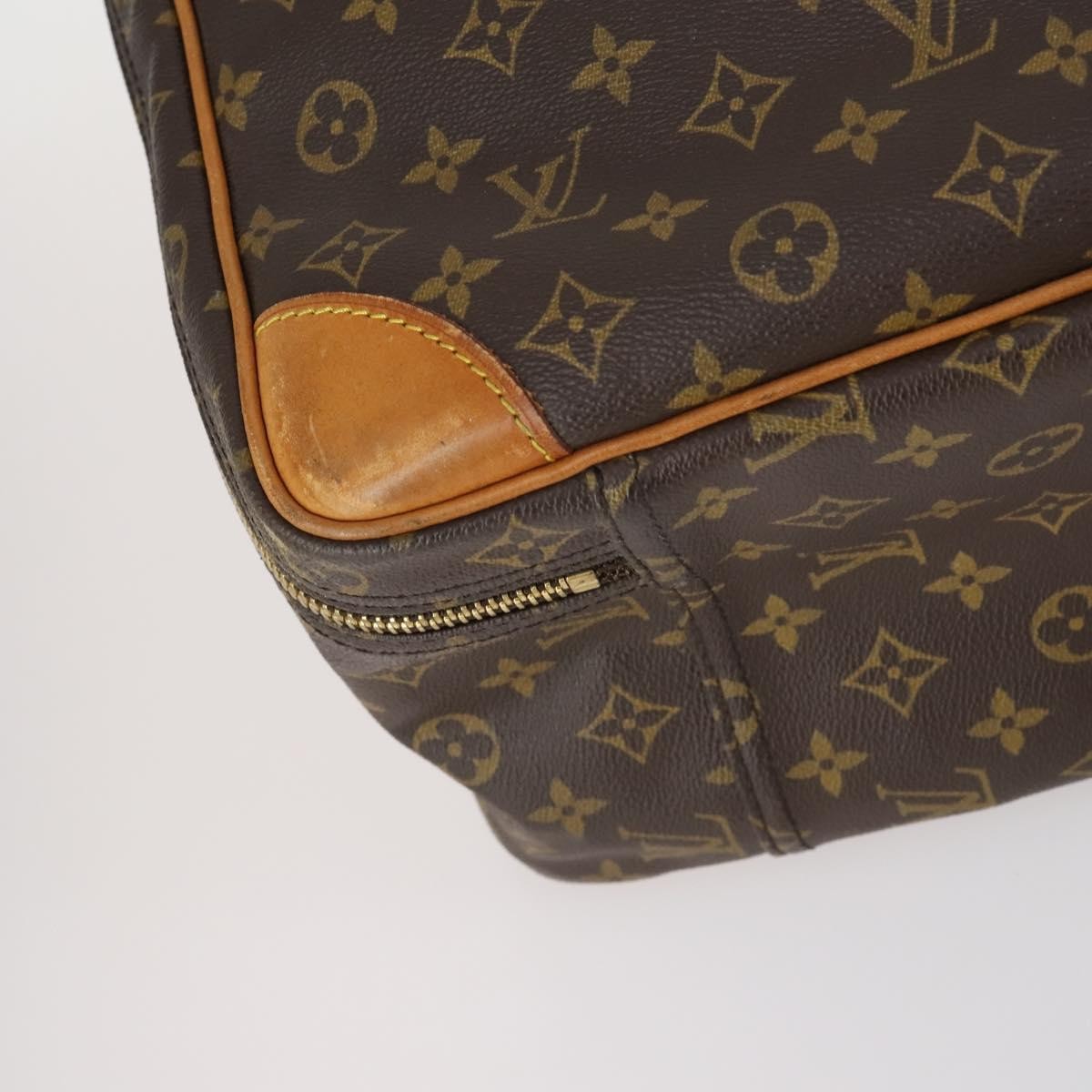 Louis Vuitton Sirius Handbag Monogram Canvas, BROWN, CANVAS, Travel bag